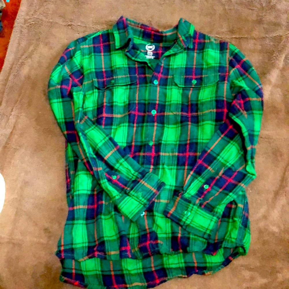 Plaid boys shirt